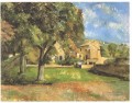 Horse chestnut trees in Jas de Bouffan Paul Cezanne
